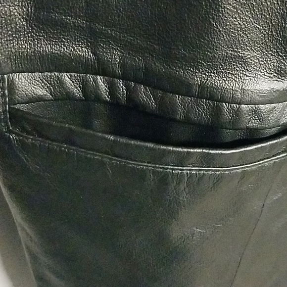 NWOT!!  Maggie Barnes Genuine Leather Jacket - Picture 4 of 5